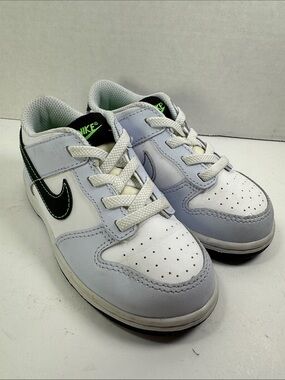 Nike Kids Low-Top Sneakers Shoes Size 8.5 White Light Gray